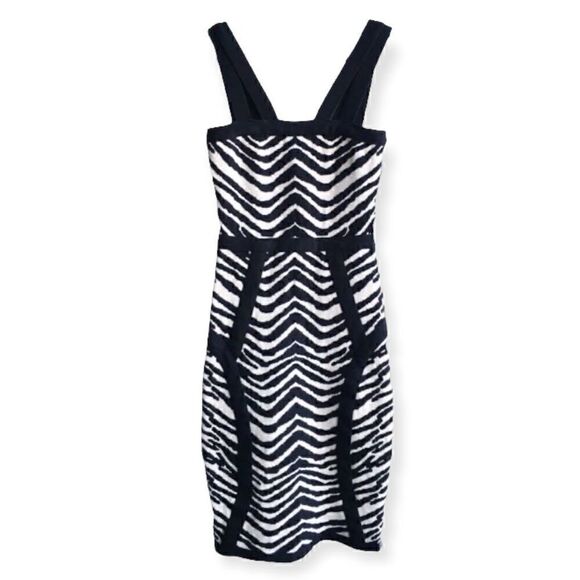 Forever 21 Dresses & Skirts - FOREVER 21 ANIMAL PRINT ZEBRA KNIT BODYCON DRESS M